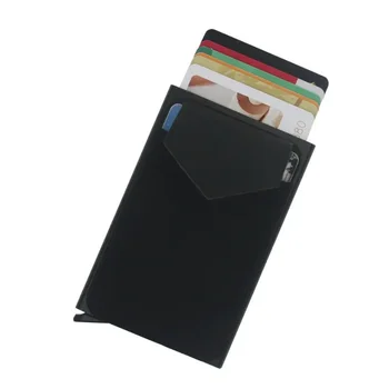 Новый кошелек для кредитных карт, автоматический чехол с крышкой для карт, ID, смарт-карта, модный мини-кошелек, модный