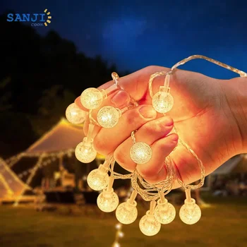 1,5-3 м рассеянный световой шар, звездный свет, подходящий для различных фестивалей, вечеринок, сада, кемпинга, декоративной световой гирлянды на открытом воздухе