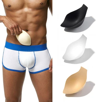 3D мужское нижнее белье накладка на промежность Защитный чехол для купальника Накладка для плавательных трусов Внутренняя Передняя губчатая накладка