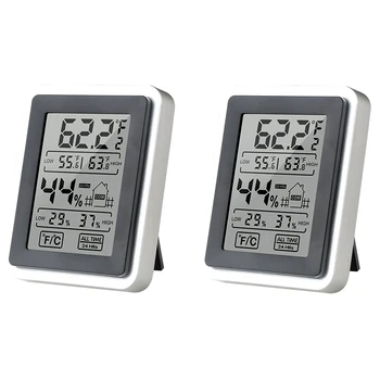 3X ЖК-цифровой термометр-гигрометр для измерения температуры в помещении, удобный датчик температуры, измеритель влажности, измерительные приборы