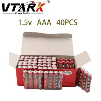40шт высококачественных углеродных батареек типа АА ААА 1,5 В, игрушечный пульт дистанционного управления, безопасная батарея, взрывозащищенная, без ртути, больше энергии