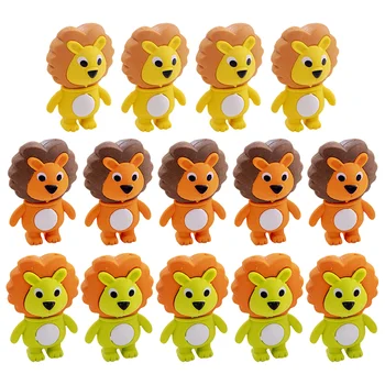 48 шт. Ластик Little Lion, ластики, Очаровательные, милые, Разбирающие 3D мультфильм для рисования 1