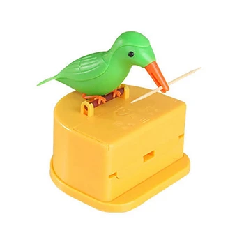 4X Дозатор Зубочисток Bird Автоматическая Коробка для птичьих Зубочисток Держатель для зубочисток 0