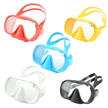 5-цветная маска для дайвинга, маска для подводного плавания, очки, Профессиональное снаряжение для подводной рыбалки, костюм для взрослых противотуманный