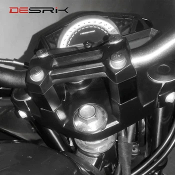 DESRIK Мотоцикл С ЧПУ Руль Управления Для Мотоциклов Стояки Увеличить 30 мм Зажим Крепление Крышки Kawasaki Z800 2013 2014 2015 2016 Аксессуары 5