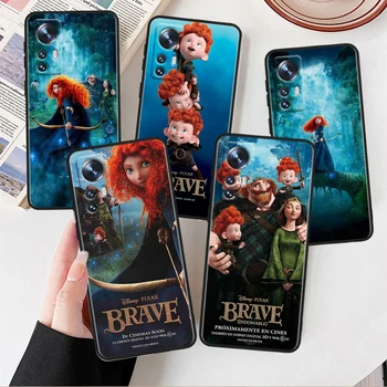Disney The Brave Merida Для Xiaomi Mi 13 12T 12S 12X 11i 11X 11T Play HyperCharge Lite Ultra Pro Черный Мягкий Чехол Для Телефона