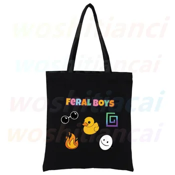 Dream Smp, холщовая сумка для покупок в стиле хип-хоп с мультяшным рисунком, женская сумка-тоут для девочек, эко-сумки для покупок, прямая поставка 0