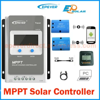 EPSolar Tracer 3210AN максимальный фотоэлектрический вход 100 В автоматическая работа 12 В 24 В 30a MPPT контроллер заряда солнечной батареи регулятор 0