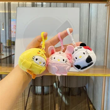 Hello Kitty Sanrio Аниме Мультфильм Милая Плюшевая игрушка Hello Kitty Подвеска Креативная Кукла Каваи Брелок Сумка Аксессуары Подарок Оптом 1