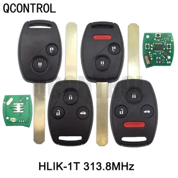 QCONTROL Автомобильный Дистанционный Ключ Подходит для Honda HLIK-1T Accord Element Pilot CR-V HR-V Fit City Jazz Odyssey Fleed 313 МГц