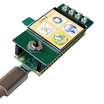 Raspberry Pi Pico W 1,3-Дюймовый ЖК-дисплей Модуль для Pico 65K RGB Цвета 240 × 240 Пикселей Встроенный Драйвер ST7789 SPI Интерфейс IPS