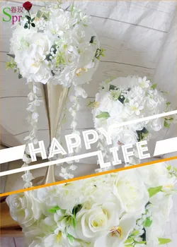 SPR В продаже В 2018 году, украшение свадебного стола, цветочный шар диаметром 30 см-40 см. украшение искусственной арки декоративной флорой бесплатная доставка
