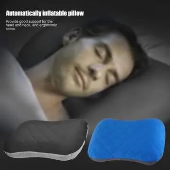 Автоматически заменяемая подушка для сна в походе из ТПУ, подушка для шеи, сверхлегкие портативные надувные подушки для походов с рюкзаком