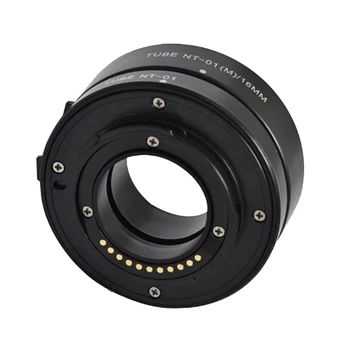 Автоматическое Удлинительное Кольцо 10 мм + 16 мм Для Panasonic Lumix Olympus M4/3 Mini 4/3 Камера GX1 Объектив Крупным Планом Кольцо