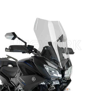 Аксессуары Для мотоциклов Лобовое Стекло Hd Прозрачное, Увеличивающее Ширину для Yamaha Tracer 900 Gt 0