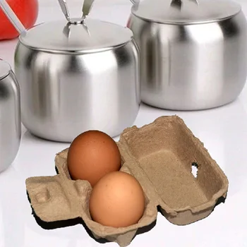 Бытовые Пустые коробки из-под яиц, держатель для яиц, Бумажная масса, коробки из-под яиц, Бумажная масса, контейнеры для яиц для домашней кухни, ресторана 4