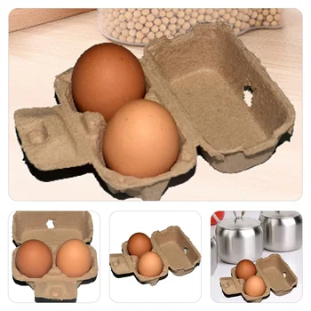 Бытовые Пустые коробки из-под яиц, держатель для яиц, Бумажная масса, коробки из-под яиц, Бумажная масса, контейнеры для яиц для домашней кухни, ресторана 5