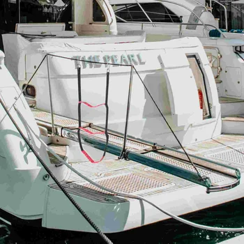 Веревочная лестница для лодки, портативный профессиональный каяк, Износостойкий детский комплект из полиэстера, детские морские аксессуары для лодок 3