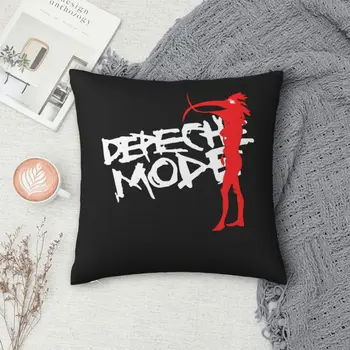 Группа Depeche Modes Pillow Cover, Забавная мягкая наволочка, наволочки в стиле ретро, модные наволочки с принтом для стула в гостиной 0