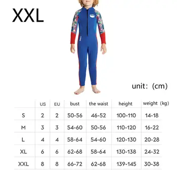 Детский гидрокостюм для мальчиков, купальники с длинным рукавом, гидрокостюмы для всего тела, защита от дождя для 5