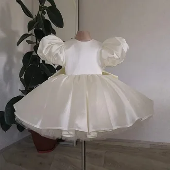 Детское бальное платье принцессы испанского двора для девочек, свадебные платья с милым бантом для дня рождения, y960