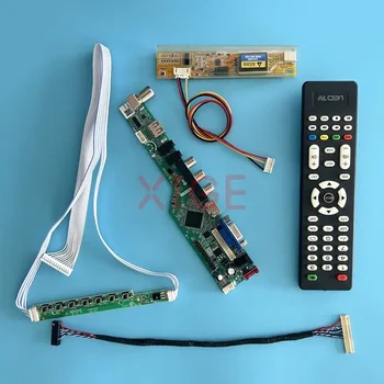Для N141X7 N141XA N141XB N141XC Плата драйвера контроллера 1024*768 ЖК-дисплей AV + HDMI + VGA + IR + USB 30-Контактный Комплект LVDS Аналоговый телевизор 1CCFL