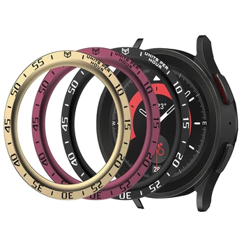 Для samsung galaxy watch 5 pro безель 45 мм Galaxy watch 5 44 мм 40 мм защитное кольцо для безеля из нержавеющей стали металлическая крышка бампера