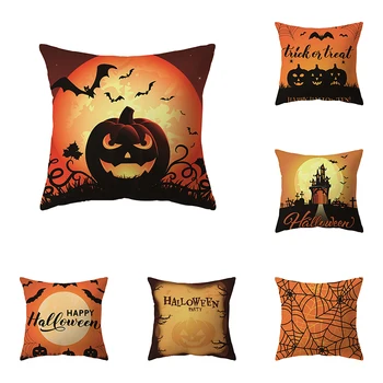 Дьявольская тыква, наволочка на тему Хэллоуина, диван, кресло, подушка для кровати, домашний декор