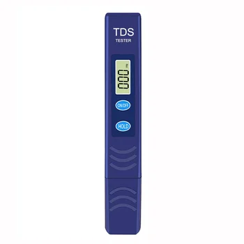 Измеритель TDS, электронный тестер воды с диапазоном измерения 0-9990 PPM, цифровая ручка для тестирования воды для сельского хозяйства, аквариумов, бассейнов 0