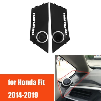 Крышка высокочастотного динамика передней двери, крышка высокочастотного громкоговорителя, украшение корпуса рупора для Honda Fit 2014-2019