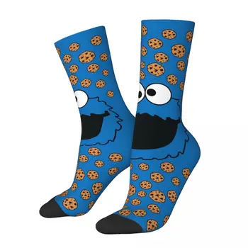 Любители печенья Улица Сезам Зимние носки унисекс Теплые носки Happy Socks в уличном стиле Crazy Sock 0