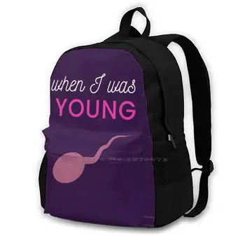 Милая сумка-рюкзак с изображением детства для мужчин, женщин, девочек-подростков, черного молодого кита, человеческой жизни, размножения, оплодотворения, биологии