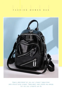 Модный женский рюкзак, дизайнерский рюкзак для путешествий из искусственной кожи, повседневная сумка через плечо, высококачественные школьные сумки для девочек-подростков, Sac 2