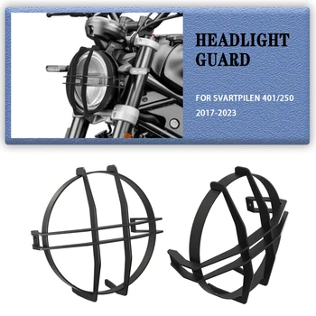 Мотоциклетная фара головного света, защитная крышка, защитная решетка для Husqvarna Svartpilen 401 250 2018 2019 2020- 2023 0