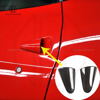 Наборы Дверных Ручек Из Настоящего Сухого Углеродного Волокна Для Ferrari 458 itali Sticker Style Высококачественные Автомобильные Аксессуары