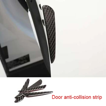 Накладка для защиты двери от столкновений для Mercedes Benz Carbon Fiber 2014 4шт C 2008 г.- 0