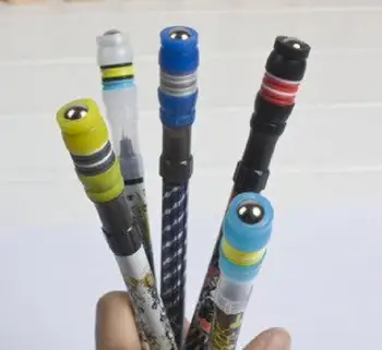Новая вращающаяся ручка для школьных принадлежностей Шариковая ручка, стационарные маркеры, многофункциональная ручка с возможностью прокрутки, синие чернила 0