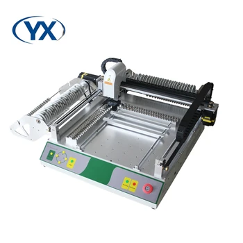 Новейшая SMD-машина для выбора и установки, автоматическая машина для пайки печатных плат с бесшумным вакуумным насосом и высоконадежными камерами