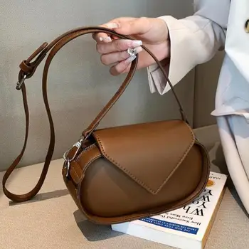 Осенне-зимняя модная сумка через плечо, новая нишевая женская сумка через плечо высокого класса, роскошные дизайнерские сумки с верхними ручками.