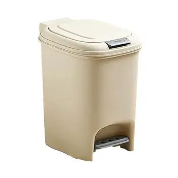 Педаль мусорное ведро, мусорная корзина шаг мусорное ведро для кухни пятно устойчивостью мусорное ведро корзина для мусора для ванная комната кухня мусор может