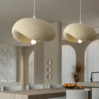 Подвесные светильники Wabi-Sabi Nordic: Люстра для домашнего декора, Подвесной светильник Lustre Bar в стиле Лофт, Подвесной светильник для создания Уютной атмосферы