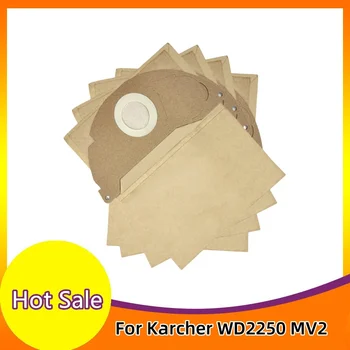 Подходит для Karcher 6.904-322 Аксессуар для пылесоса WD2250 MV2 Бумажный мешок для пыли 0