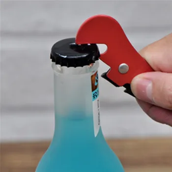 Портативный открывалка для бутылок 4 цвета Кухонный гаджет Портативный консервный нож для экстренной вечеринки с открывалкой для бутылок 0
