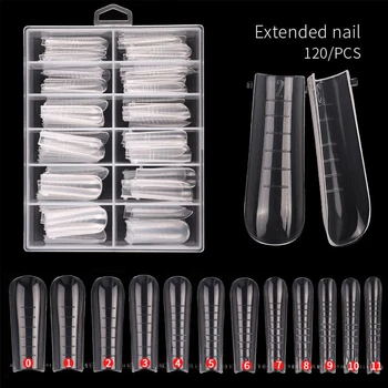 Прозрачные инструменты для маникюра для быстрого наращивания ногтей Акриловые накладные Ногти DIY Гелевые формы Для наращивания ногтей Двойной формы