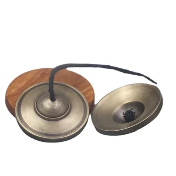 Ручной Звон Колокольчика Bepal Латунные Тарелки Колокольчики Для Медитации Большой Тибетский Колокольчик Осознанность Звуковые Инструменты Для Исцеления Orff Инструмент Подарок 0