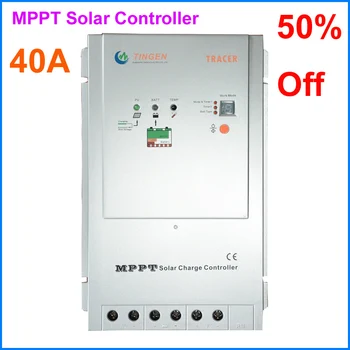Скидка 50% EPSolar OEM MPPT контроллер заряда солнечной системы 40A 12v24v солнечный регулятор Tracer 4210RN контроллер солнечного зарядного устройства 40amp 0