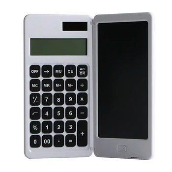 Солнечный Калькулятор Портативный Калькулятор С Доской Для Письма Для Финансового офиса Учащихся Школьного Калькулятора 0