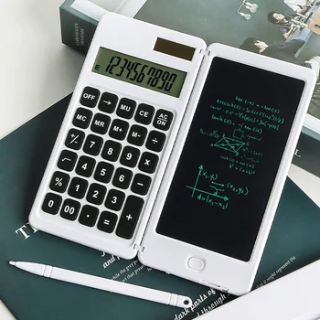 Солнечный Калькулятор Портативный Калькулятор С Доской Для Письма Для Финансового офиса Учащихся Школьного Калькулятора 2