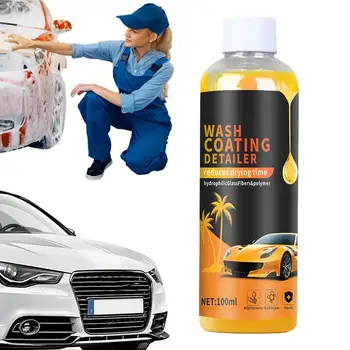Средство Для Мытья и Восковой Мойки Автомобилей Quick Dry Car Coating Wash Detailer Универсальное Средство Для Чистки Автомобилей И Защитная Жидкость Для поврежденных Автомобилей