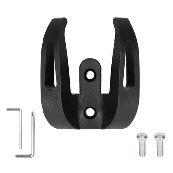 Универсальная передняя вешалка с крючком Для электрического скутера для шлема Xiaomi 1S / Pro2, сумки с двумя когтями, ручка для скутера, крючок Черный